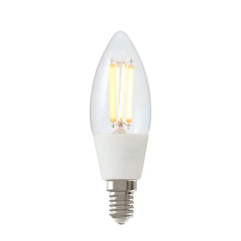Calex Smart Led-Kaarslamp - Transparant - 4,5W