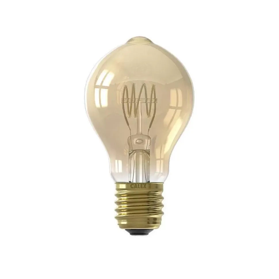 Calex Led Lamp A60 Flex Goud E27 4W Dimbaar